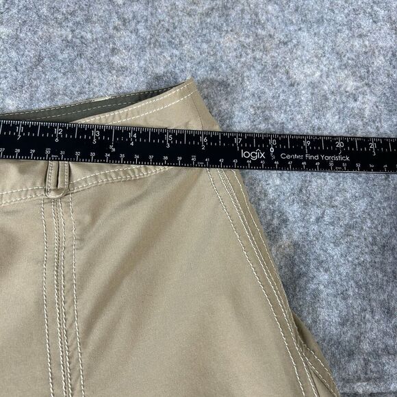 Athleta Skirt Women’s 10 Y2K Sport Khaki Active Zip Up Tennis Golf Tenniscore - Picture 3 of 10